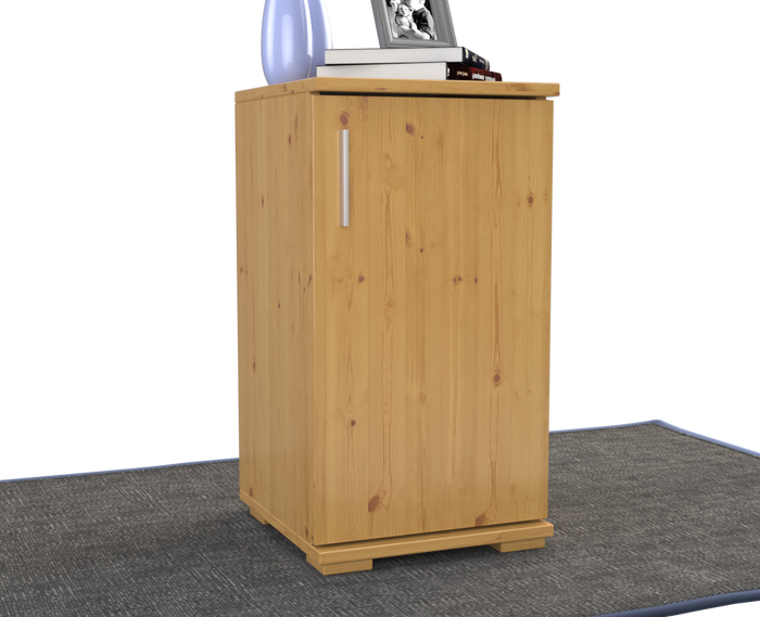 Nobis Kommode Bio Kiefer Massivholz | Sideboard Anrichte | 1-Türig | 74cm hoch