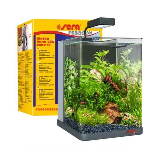 sera Biotop Nano LED Cube 16 Aquarium