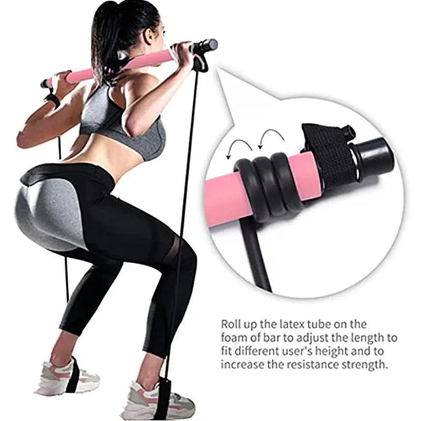 Stretching Pilates Stick Yoga Home Stretch Training Puller