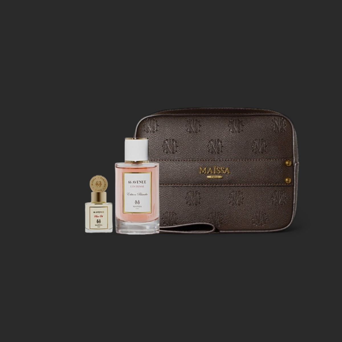 Maison Maissa 66 Avenue SET 100ml EDP+15ml Pure Oil+ Tasche