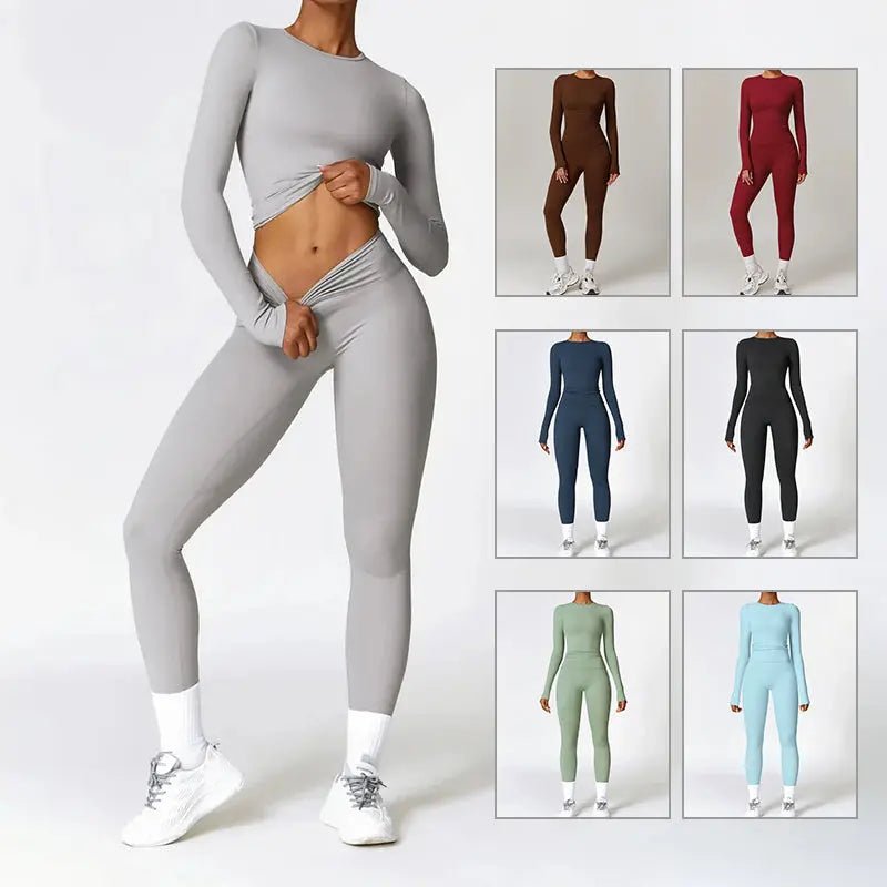 Tight-fitting Brushed Yoga Suit Quick-drying Fitness Clothes