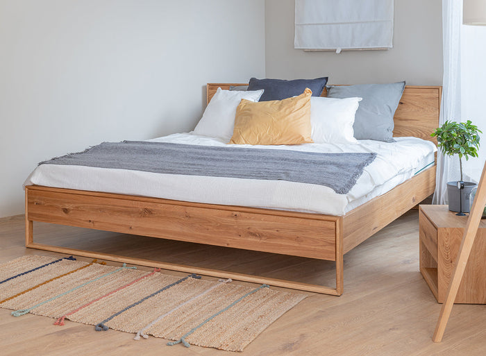Arona Massivholz Eichen Bett – Stilvolles Schlafen