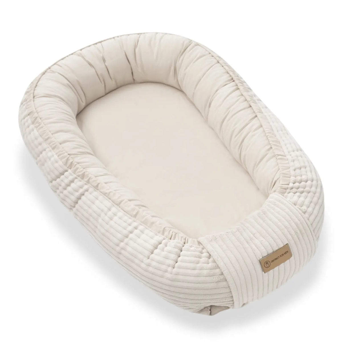 Babynest Cord creme – weich & mitwachsend