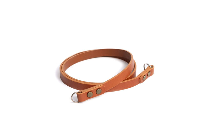 Kameragurt Leder zwei Nieten - Edition SAFE