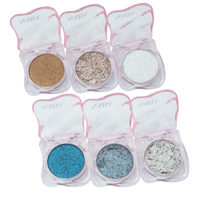 6pcs Pressed Eyeshadow Set