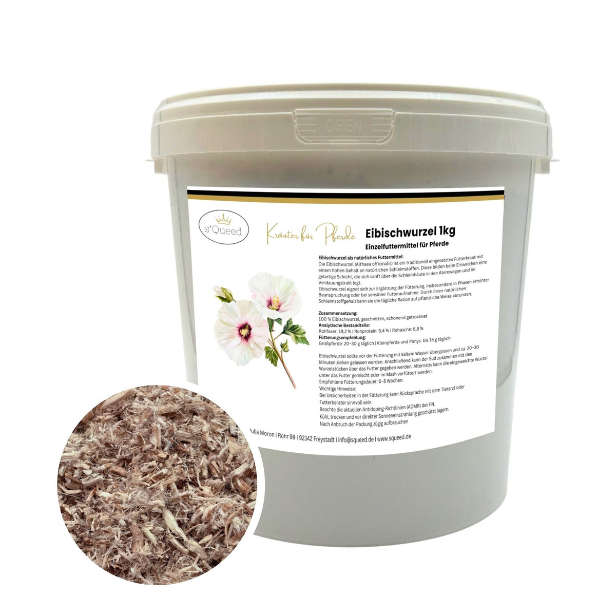 Eibischwurzel Pferd 1kg