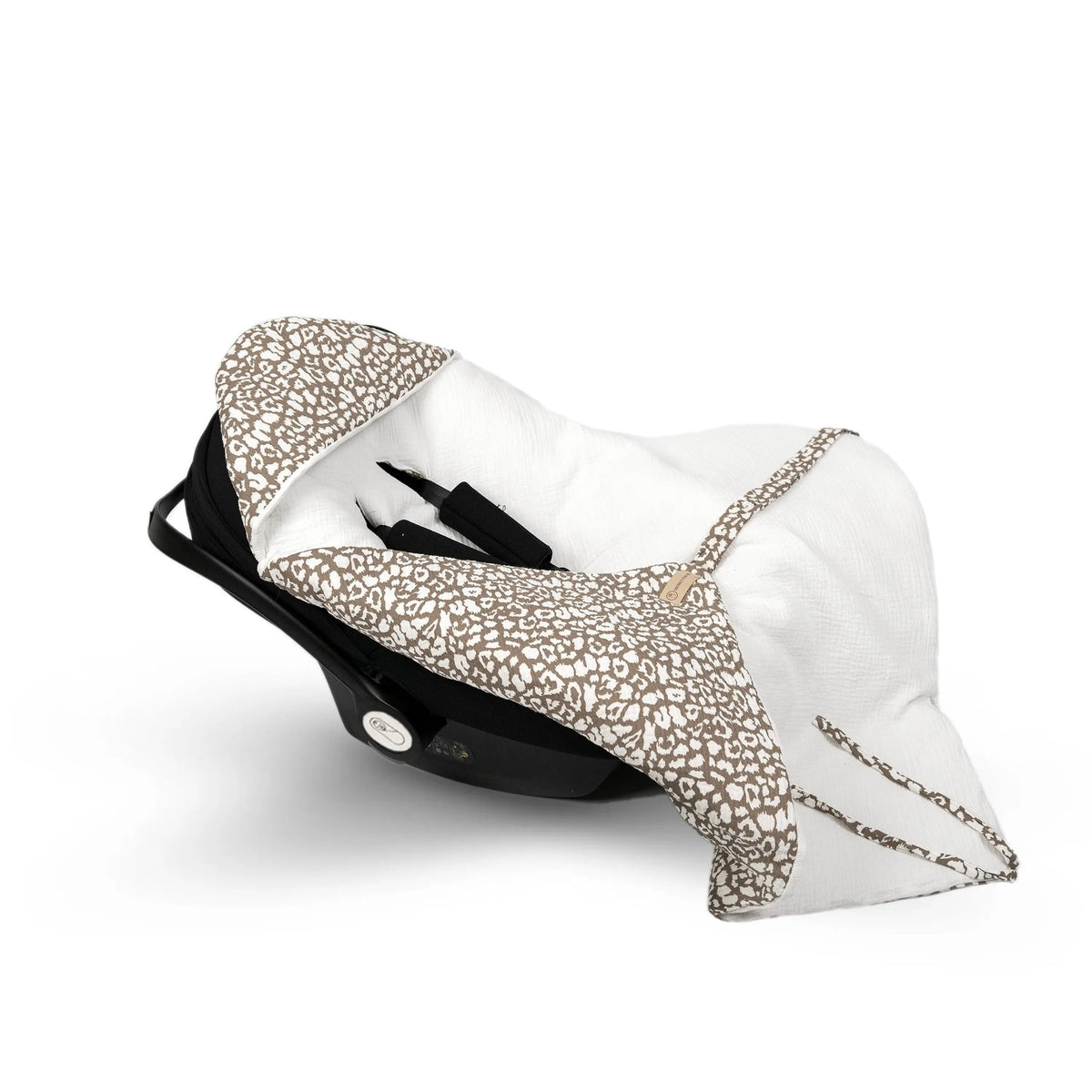 Einschlagdecke Musselin Leo – 2.5 TOG, Babyschale