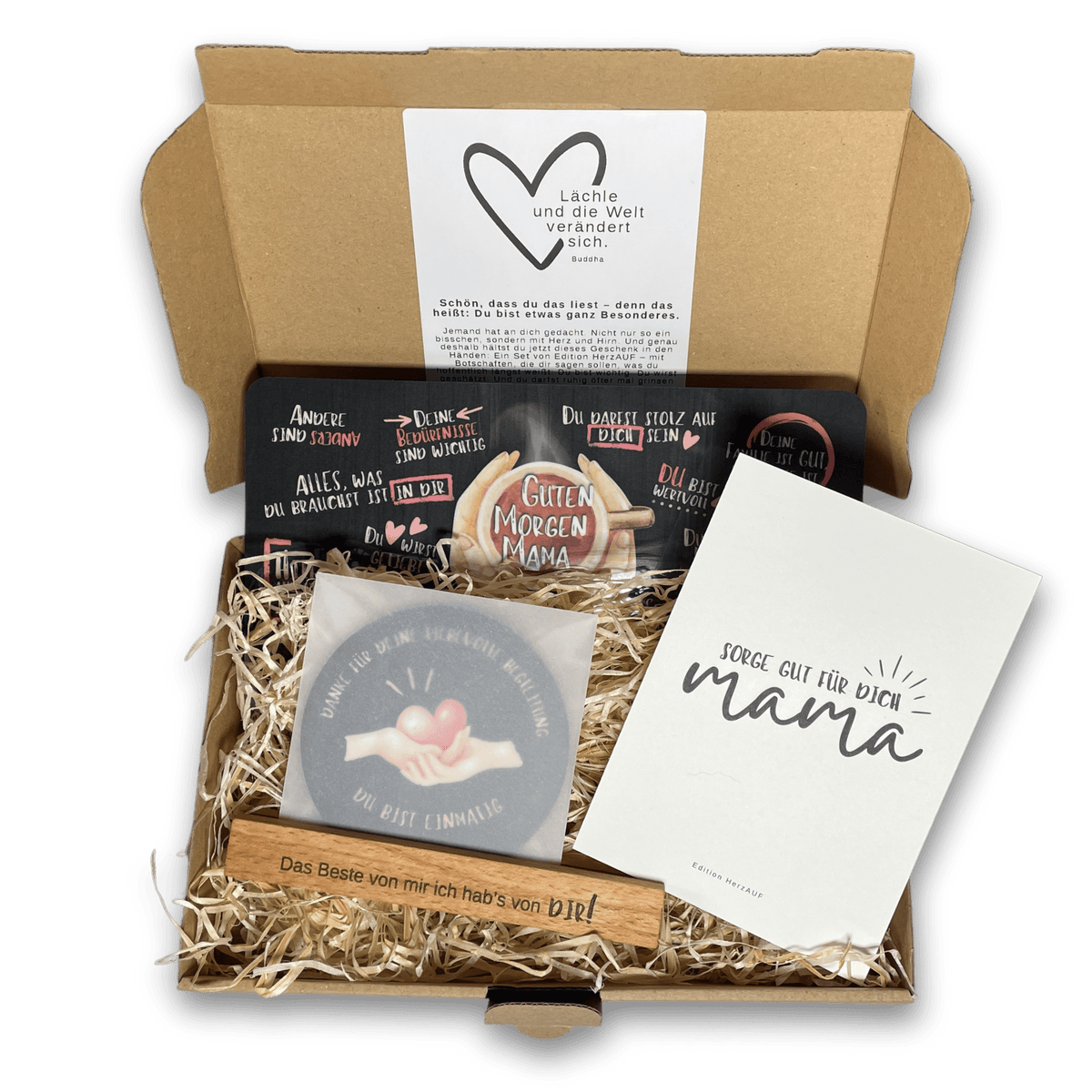 Geschenkset „Guten Morgen Mama!“ – Eine liebevolle Erinnerung daran, wie wichtig Mama ist