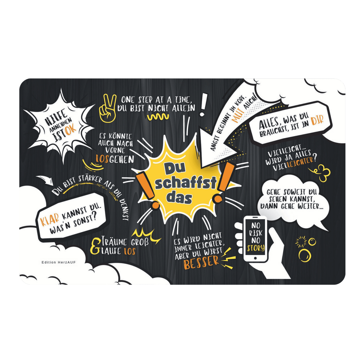 Frühstücksbrettchen „Du schaffst das!“ – Das perfekte Back-to-School-Geschenk für Kinder und Jugendliche