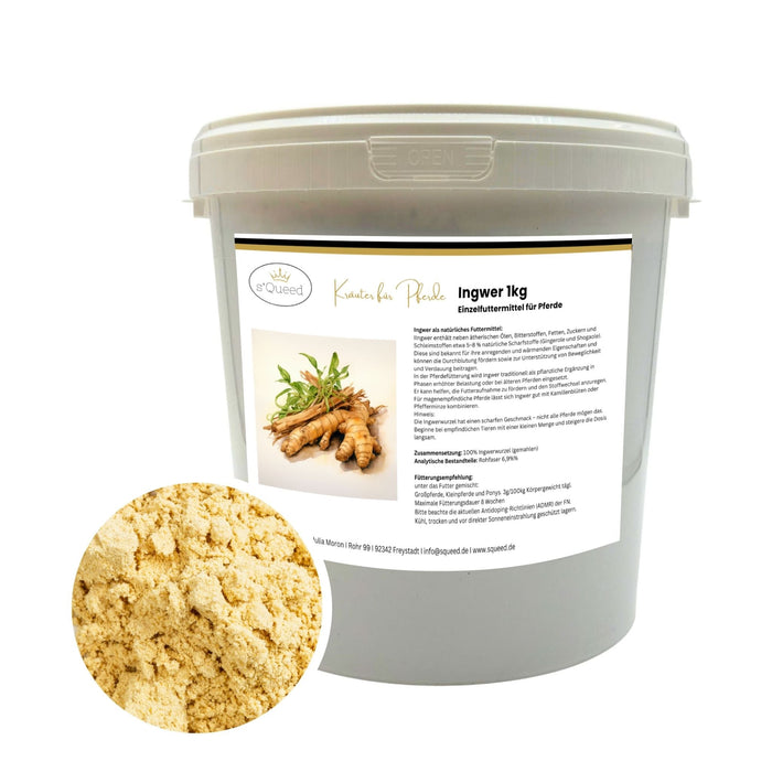 Ingwer Pferd Pulver 1kg