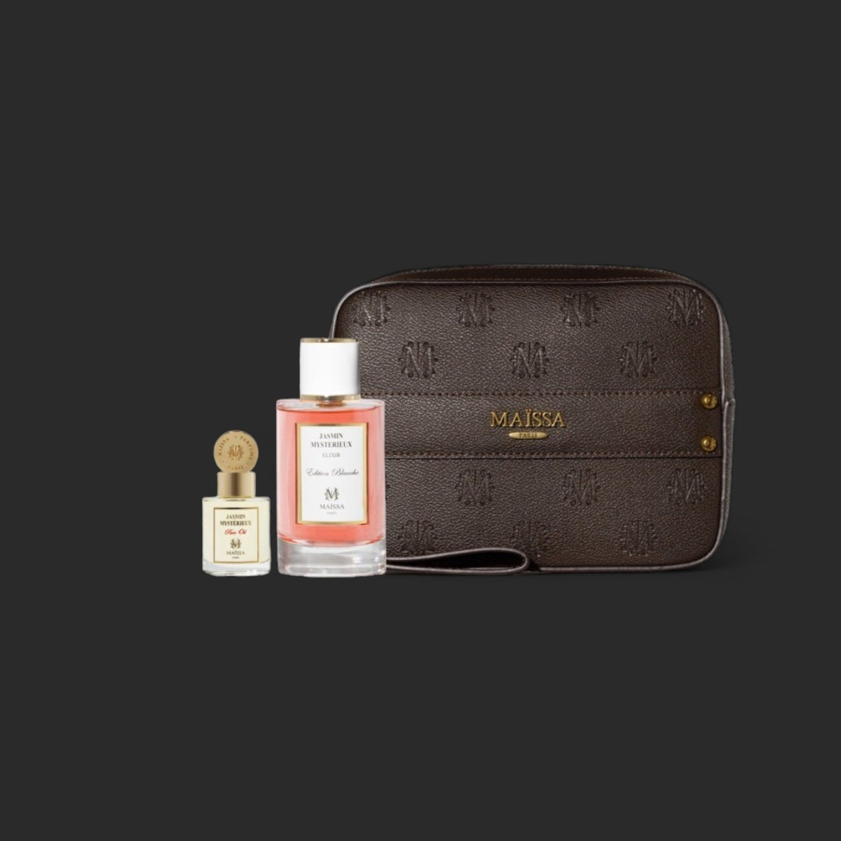 Maison Maissa Jasmin Mysterieux SET 100ml EDP+15ml Pure Oil+ Tasche