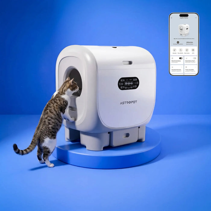 Jupiter Pro - XXL Selbstreinigende Katzentoilette
