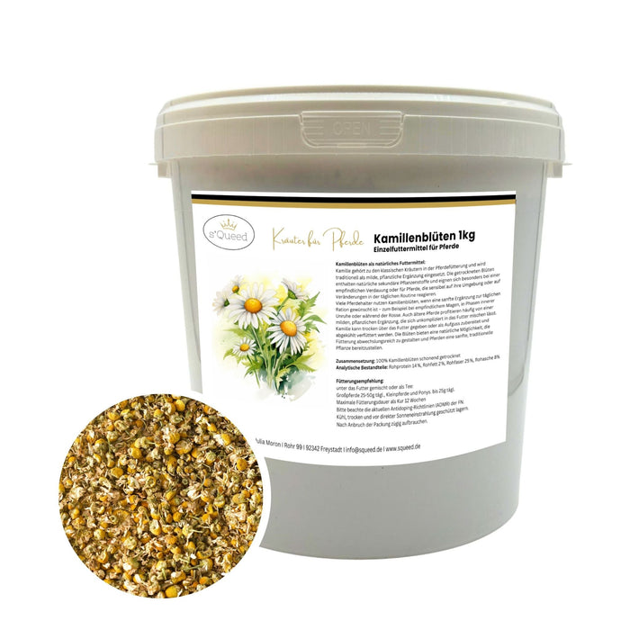 Kamille Pferd 1kg ganze Blüte
