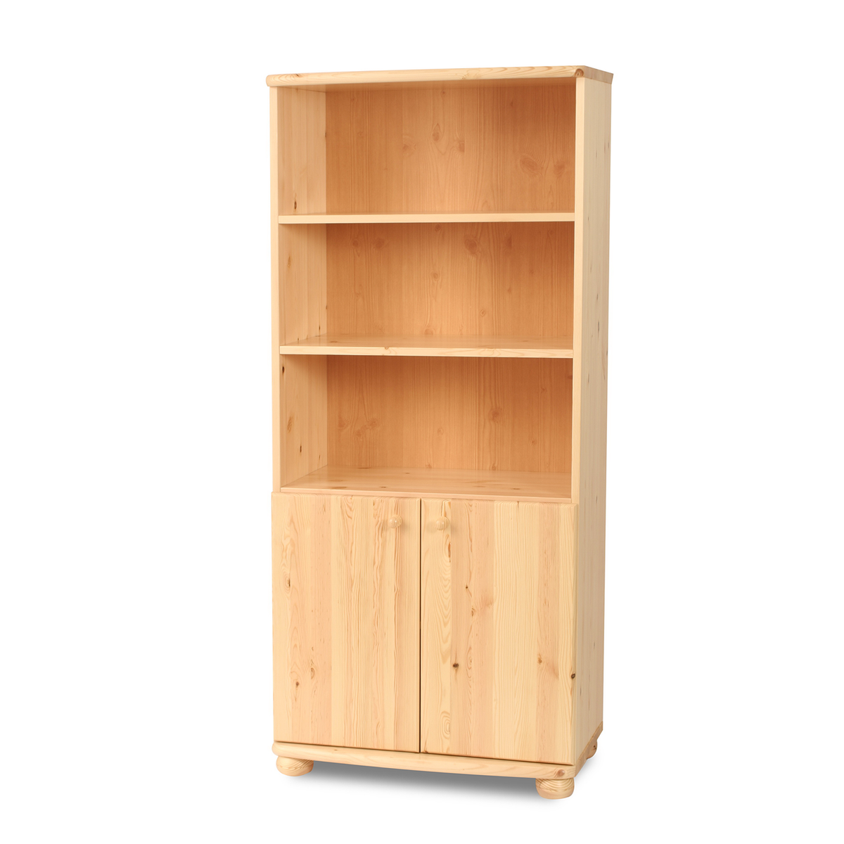 Claudia Büroschrank Aktenschrank aus Bio Kiefer | 2-Türig mit 3-Regalfächern
