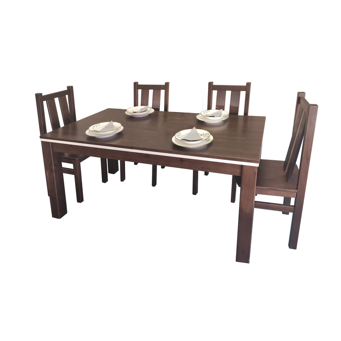 Nobis Ausziehbarer Esstisch Kiefer Massivholz 170/220 cm für 8+2 Personen | 100% Bio