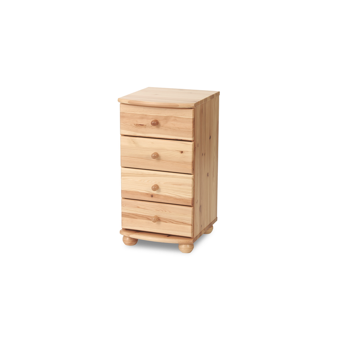 Claudia Kommode Bio Massivholz | Sideboard Anrichte mit 4 kleinen Schubladen aus 100% Bio Holz