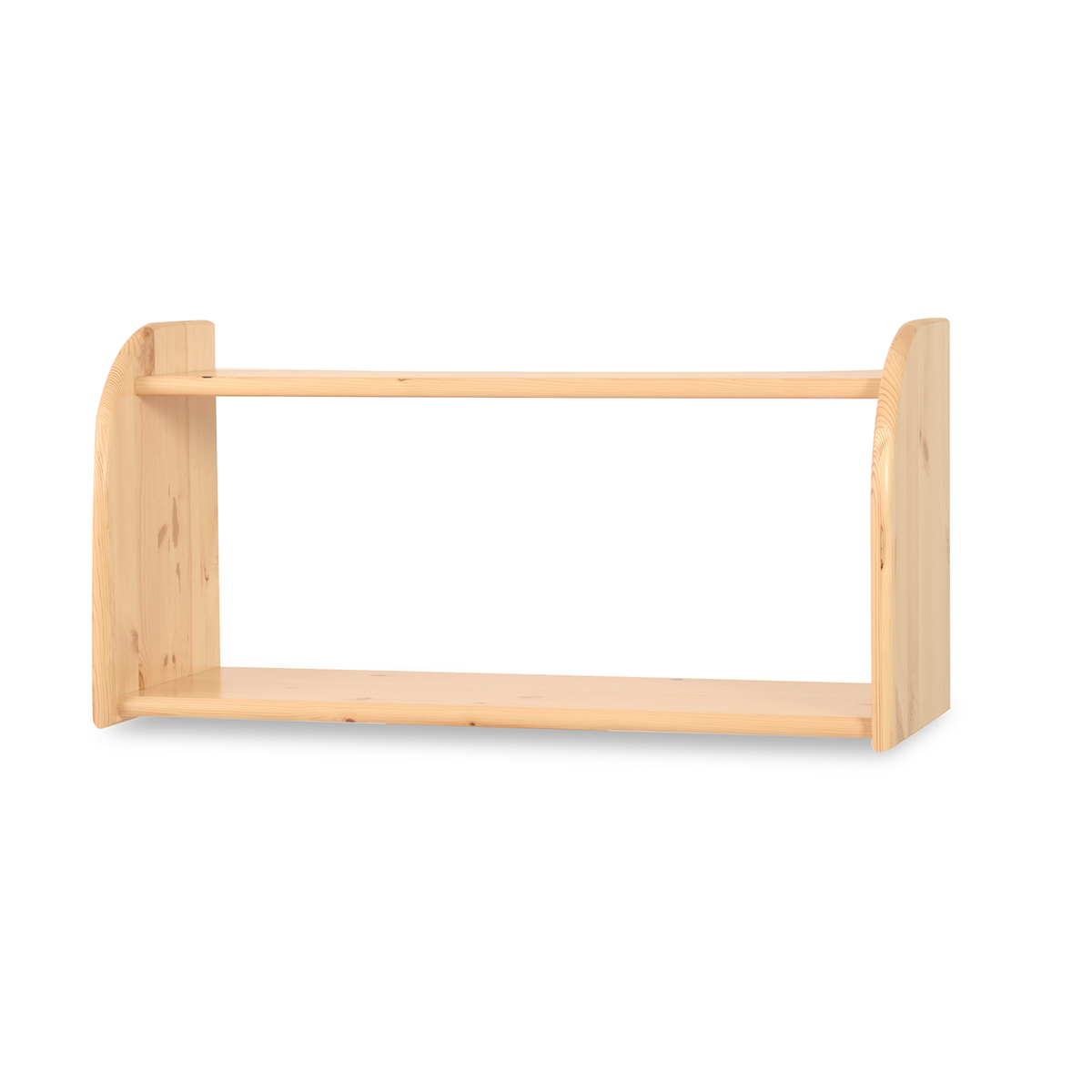 Markus Bücherregal aus Bio Kiefer | 2er Set Wandregal aus 100% massivem Holz