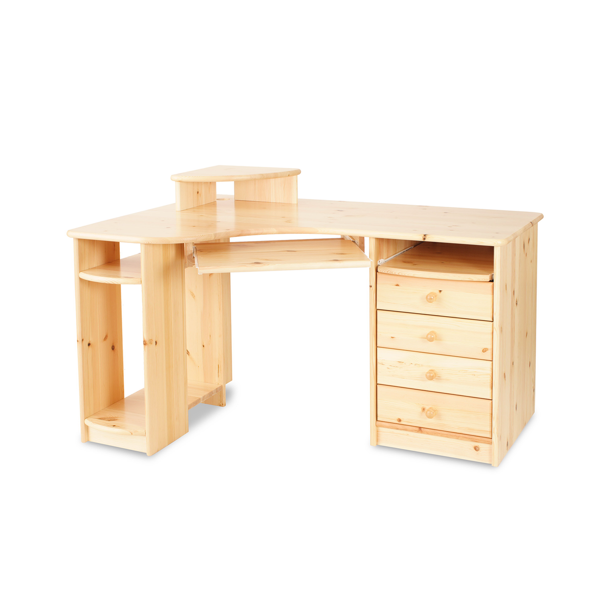 Eck-Schreibtisch aus Kiefer L – Ergonomisch, nachhaltig und stilvoll