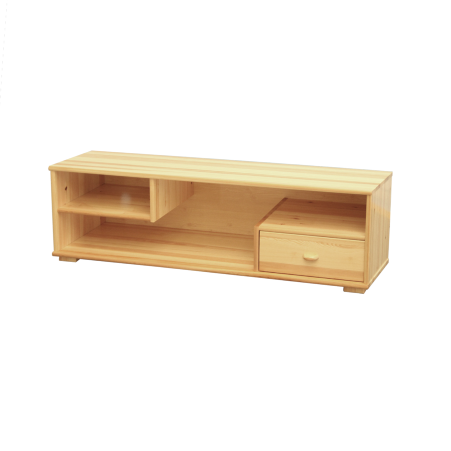Vanessa TV-Schrank Bio Kiefer Massivholz mit 1-Schublade