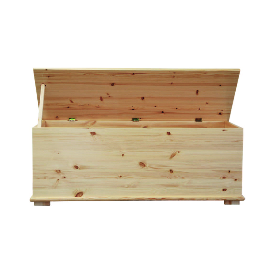 Vanessa Wäscheschrank Bio Kiefer Massivholz - Wäschebox Kommode aus 100% Bio Holz