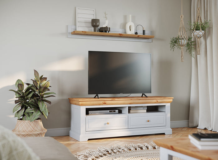 Milano Elite Kiefer TV-Schrank – Stilvoller Ordnung im Wohnzimmer