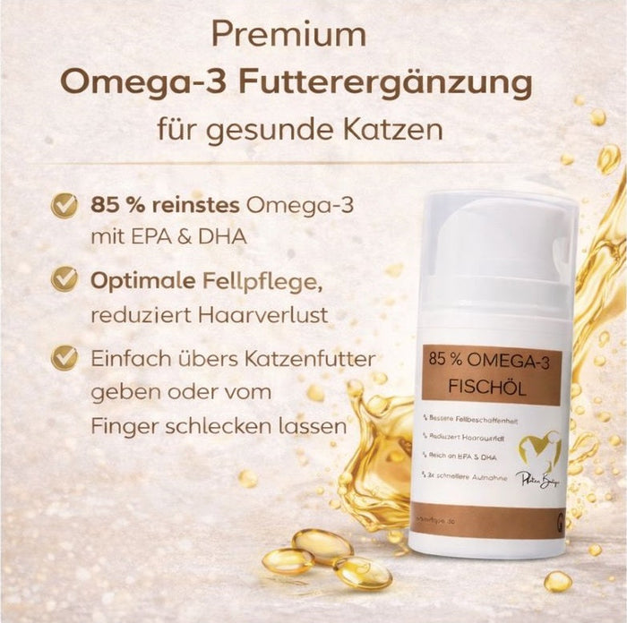 OMEGA-3 Futterergänzung für Katzen – Paste für Fell & Haut