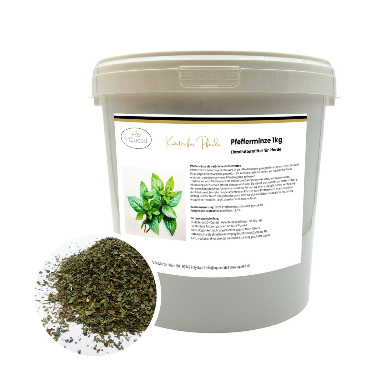 Pfefferminze Pferd 1kg