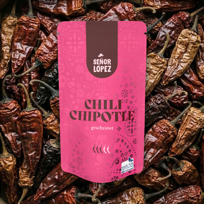 Señor López Chipotle Chili geschrotet 30 g