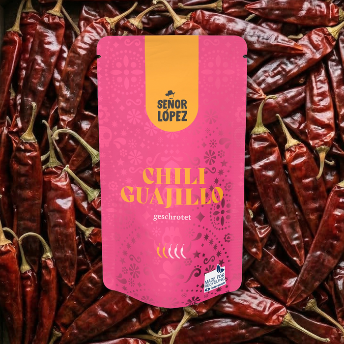 Señor López Guajillo Chili geschrotet 30 g