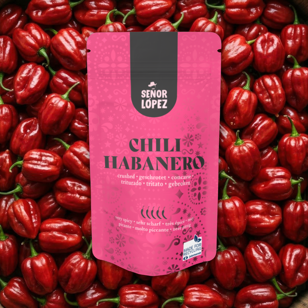 Señor López Habanero Chili geschrotet 25 g
