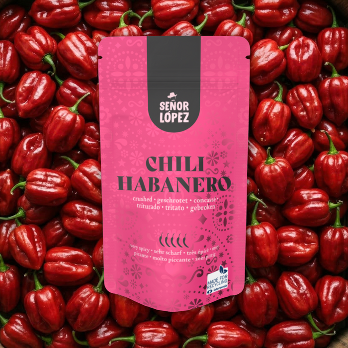 Señor López Habanero Chili geschrotet 25 g
