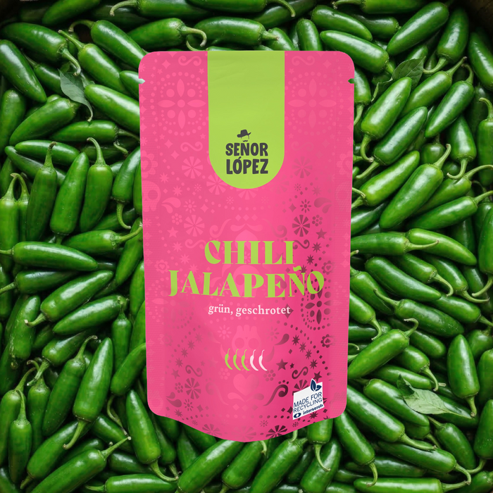 Señor López Jalapeño Chili geschrotet 25 g