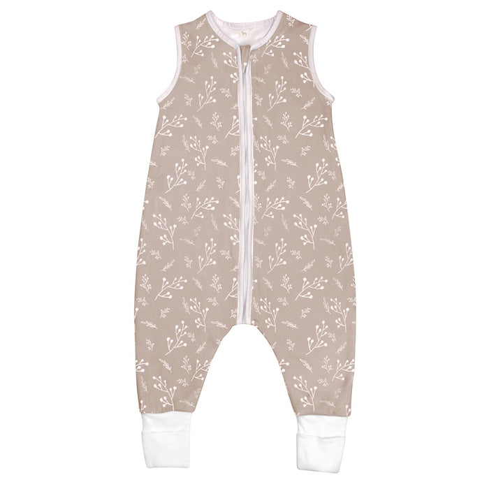 Schlafsack mit Füßen Raschelnde Zweige Taupe - 2.5 TOG