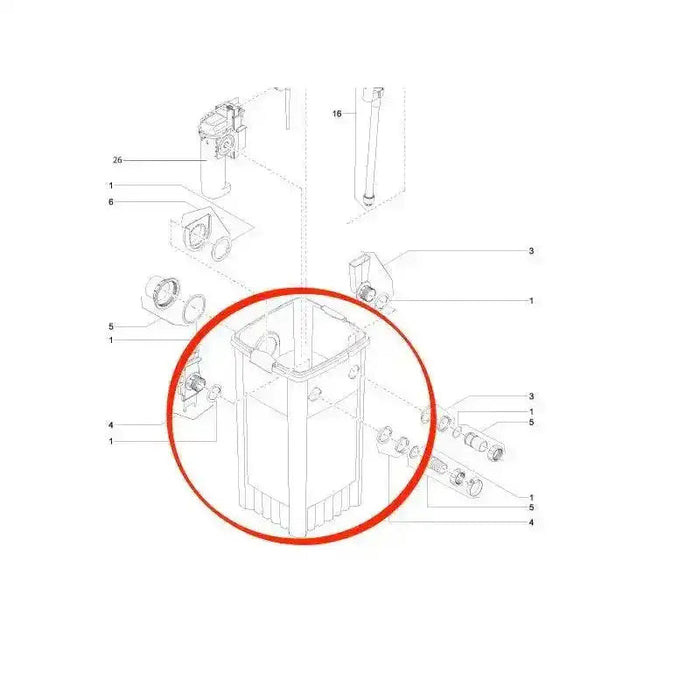 OASE BG Behälter FiltoMatic 6000 – Ersatzteil
