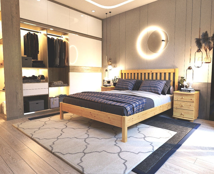 David Kieferbett Massivholz | 100% Bio-Naturholz & Umweltfreundliches Design