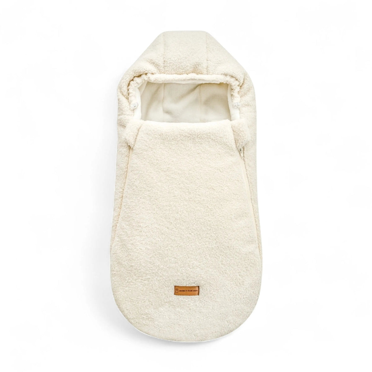 Winterfußsack Bouclé – kuschelig warm
