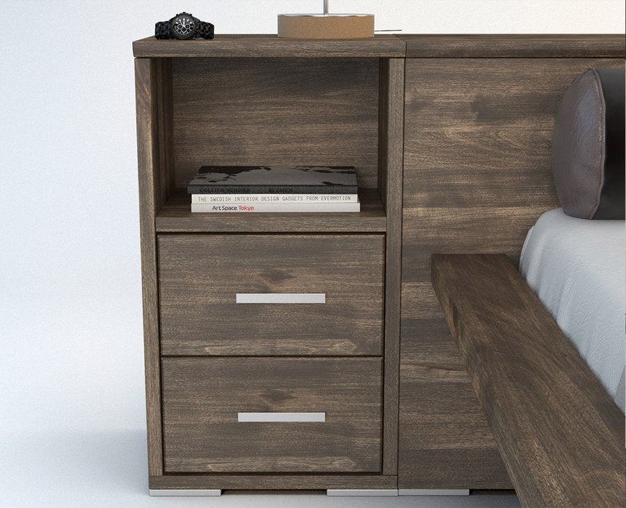 CREATO Nachttisch Massivholz – Handgefertigte Eleganz für Ihr Schlafzimmer
