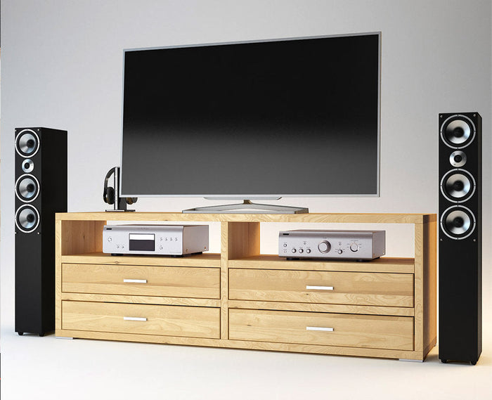 Pedenza TV-Sideboard Massivholz – Handgefertigte Eleganz für Ihr Wohnzimmer