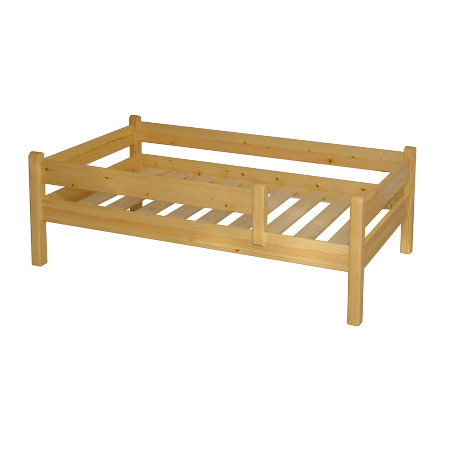 Markus Kinderbett 80x160cm aus Kiefer Massivholz | Gesund Schlafen im 100% Bio-Bett