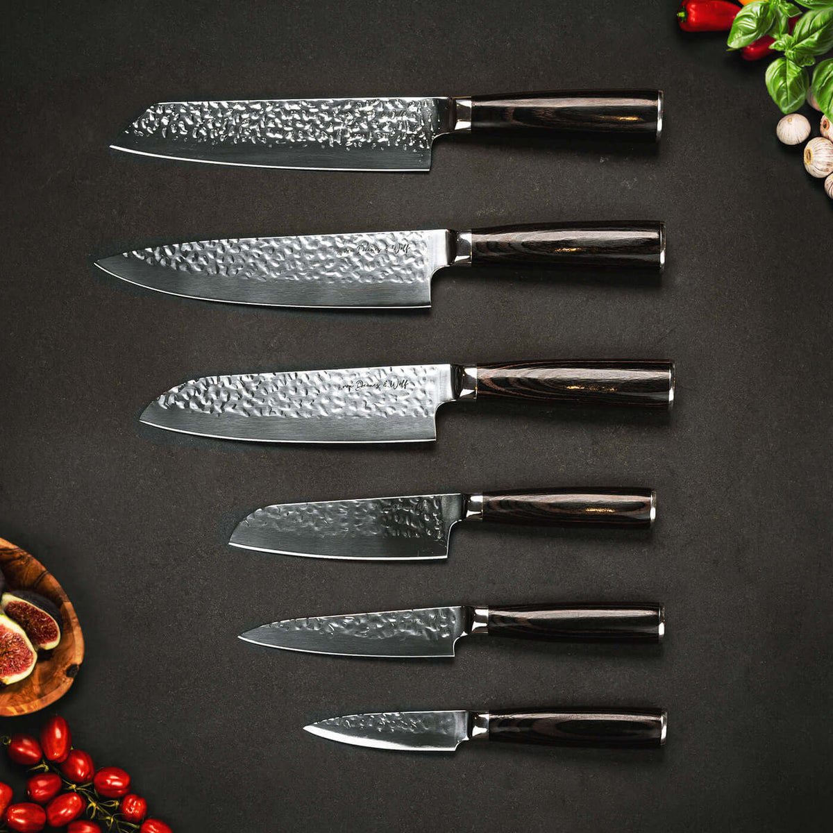 Messerset "Kurogane Tsuchi" (黒金槌)