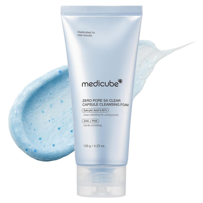 Medicube Zero Pore SA Clear Capsule Cleansing Foam 120 g