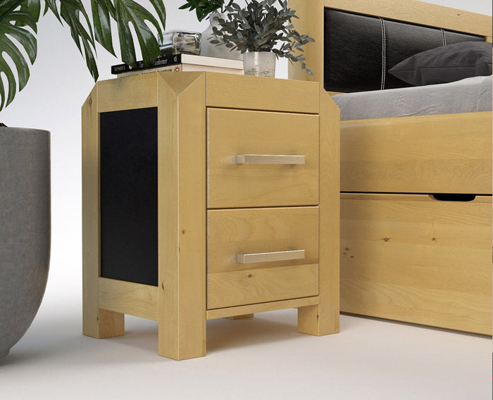 MODENA-VERSO Nachttisch Birkenholz – Eleganz und Funktionalität für Ihr Schlafzimmer