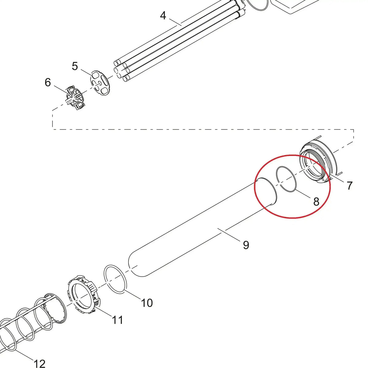 OASE O-Ring FKM 130 x 3 SH50 A – Ersatzteil