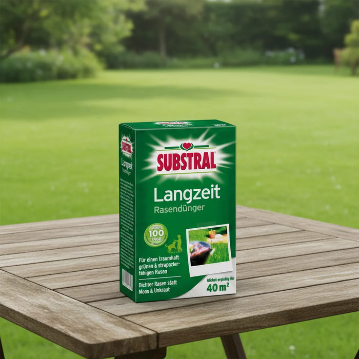 SUBSTRAL® SUBSTRAL® Langzeit Rasendünger für bis zu 40 m² wirkt 100 Tage