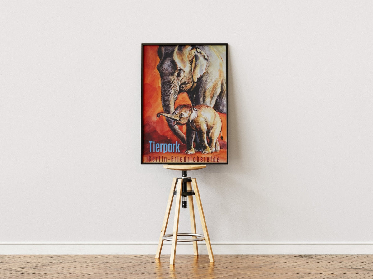 Tierpark Poster Elefant | 2002 | Original Berlin