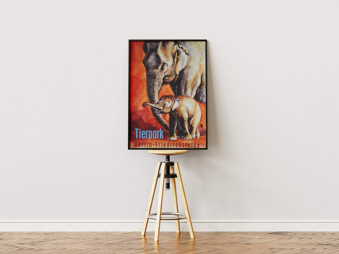Tierpark Poster Elefant | 2002 | Original Berlin