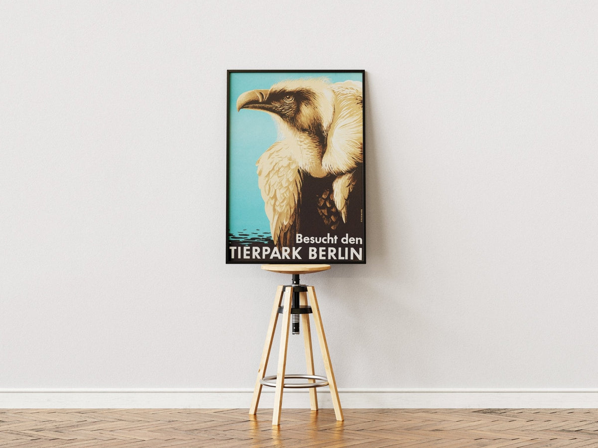 Tierpark Poster Geier | 1956 | Original Berlin