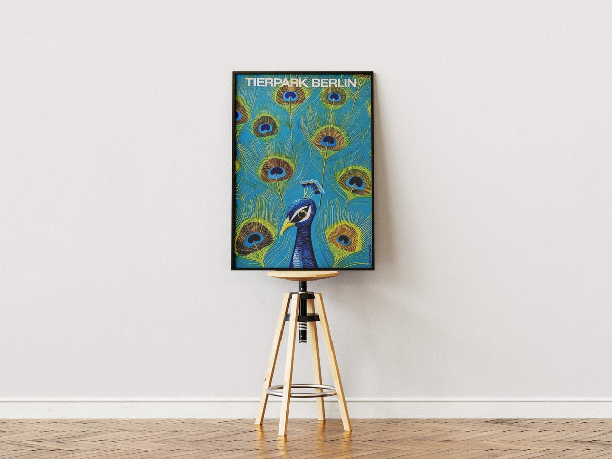 Tierpark Poster Pfau | 1979 | Original Berlin