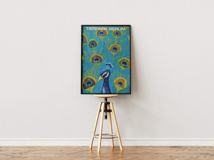 Tierpark Poster Pfau | 1979 | Original Berlin