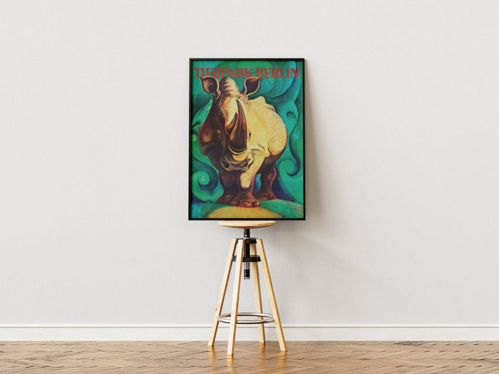 Tierpark Poster Rhino | 1969 | Original Berlin